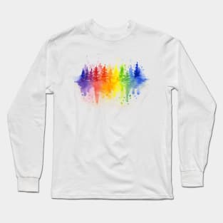 Rainbow Forest Long Sleeve T-Shirt